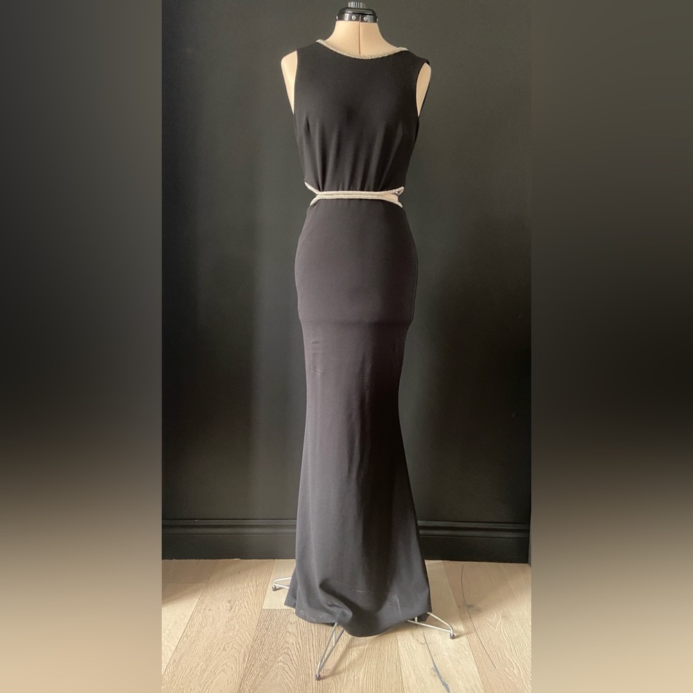 Le Chateau cut out embellished gown/dress xs perfect for prom grad wedding